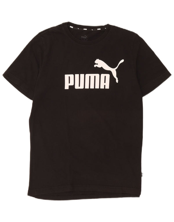 Puma Herre Grafisk T-Shirt Top Medium Sort