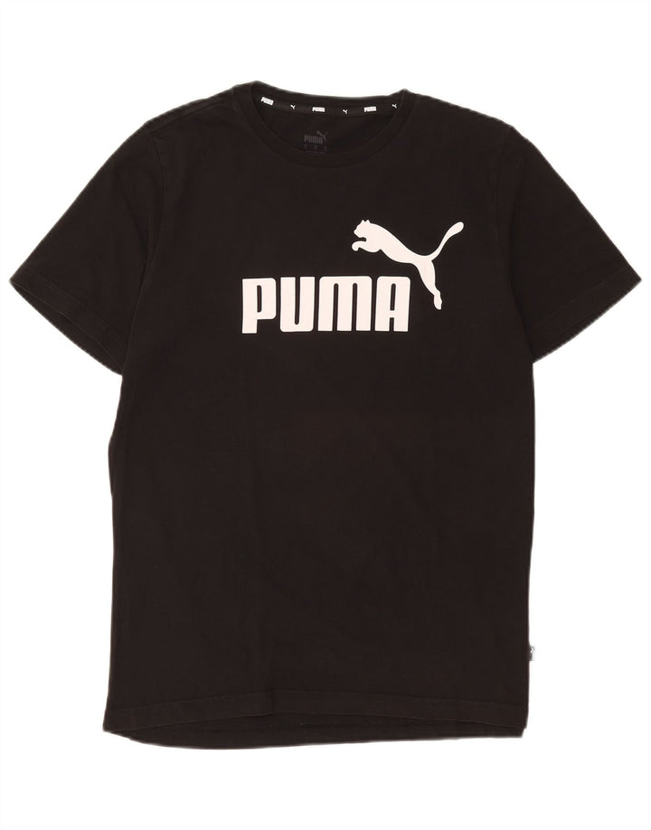 Puma Herre Grafisk T-Shirt Top Medium Sort