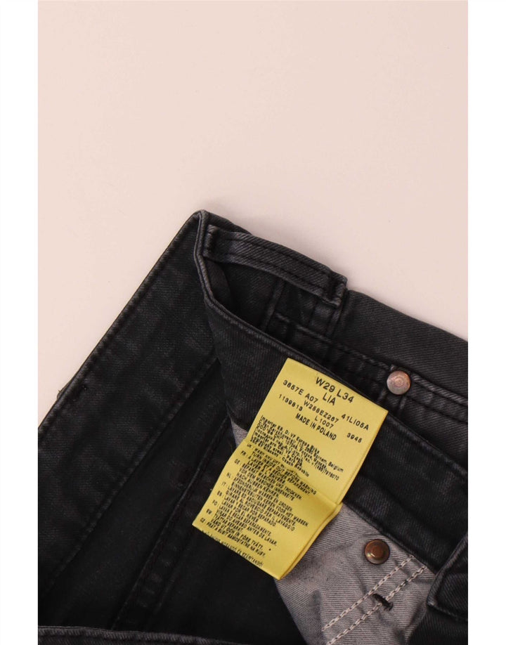 Wrangler Dame Lia Slim Jeans W29 L34 Grå Bomuld