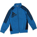 ADIDAS Boys Graphic Tracksuit Top Jacket 5-6 Years Blue Colourblock Vintage Adidas and Second-Hand Adidas from Messina Hembry 
