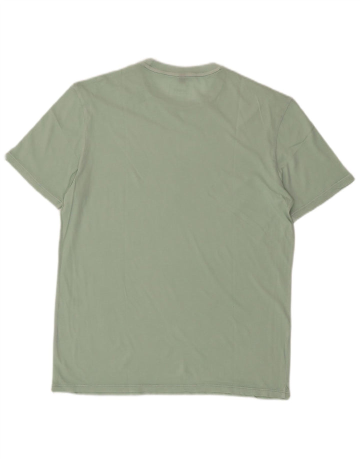ARMANI JEANS Herre T-Shirt Top Lille Grøn Bomuld