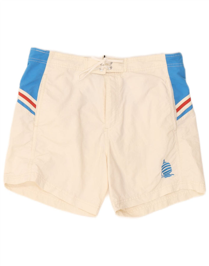 Marina Yachting Badeshorts til mænd store hvide Colourblock Polyamid