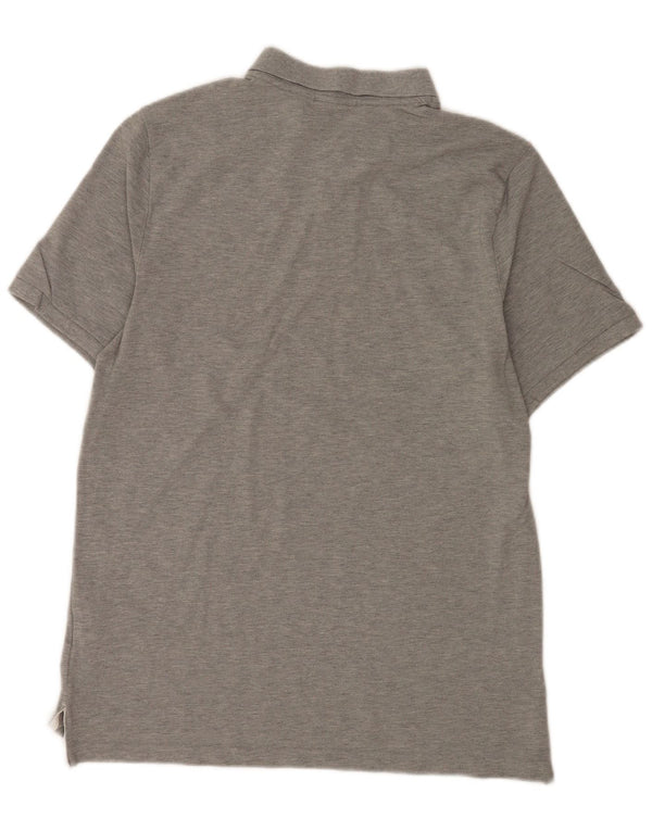 Nike Poloshirt til mænd, stor grå flækket bomuld