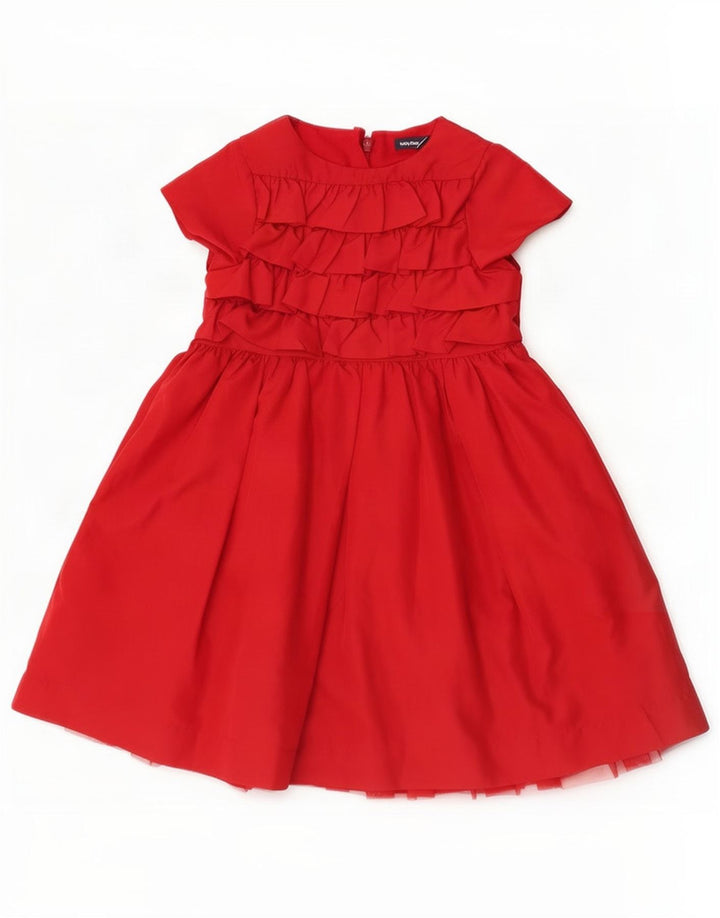 Gap Girls Flæser Front A-Line Kjole 3-4 år Rød Polyester