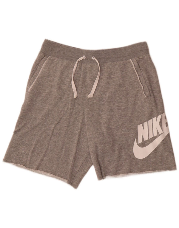 Nike Mens Graphic Sport Shorts Medium  Grey Cotton