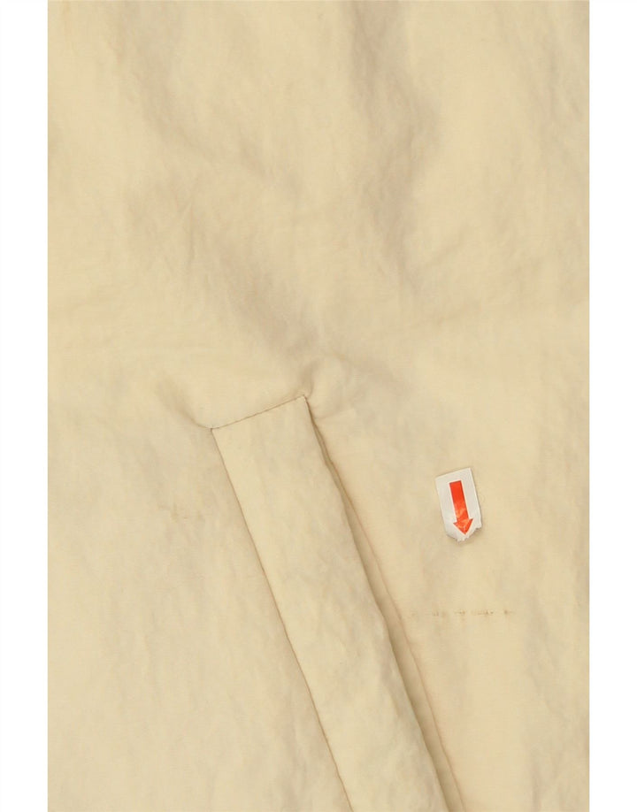 Zara Dame Hætte Oversized Polstret Gilet UK 16 Stor Beige Polyamid