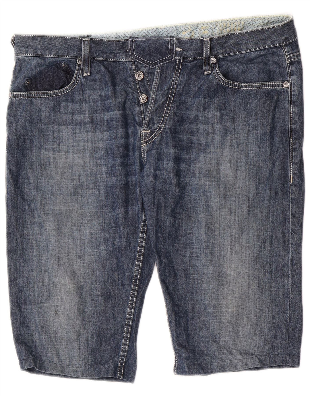 Gas Denim Shorts til mænd W34 Large Blue