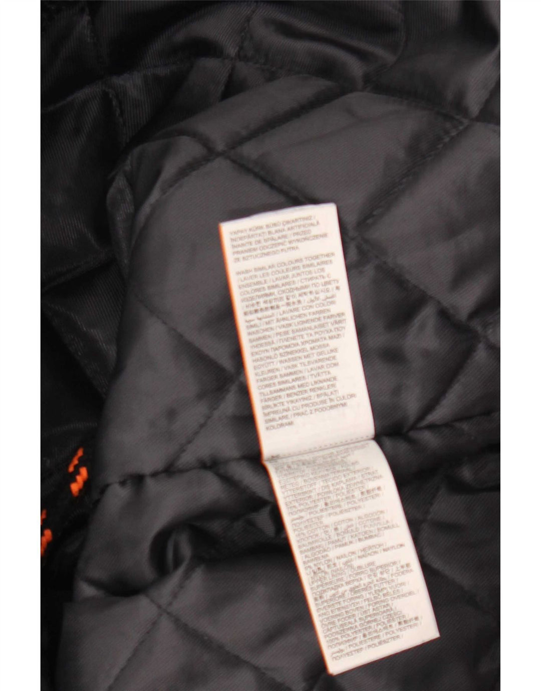 Superdry Parkajakke med hætte til mænd UK 38 Medium Navyblå polyester