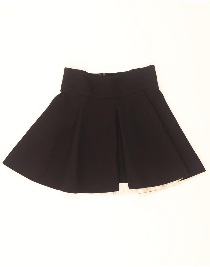 Fausto Puglisi Mini plisseret nederdel til kvinder W29 Medium Sort