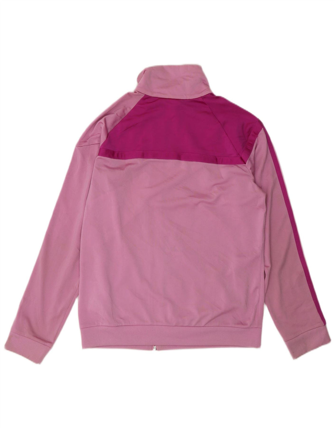 Adidas træningsdragt topjakke til kvinder UK 12/14 Medium Pink Colourblock