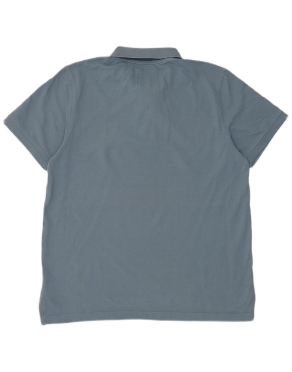 Crew Clothing Mens Polo Shirt XL Blue Cotton