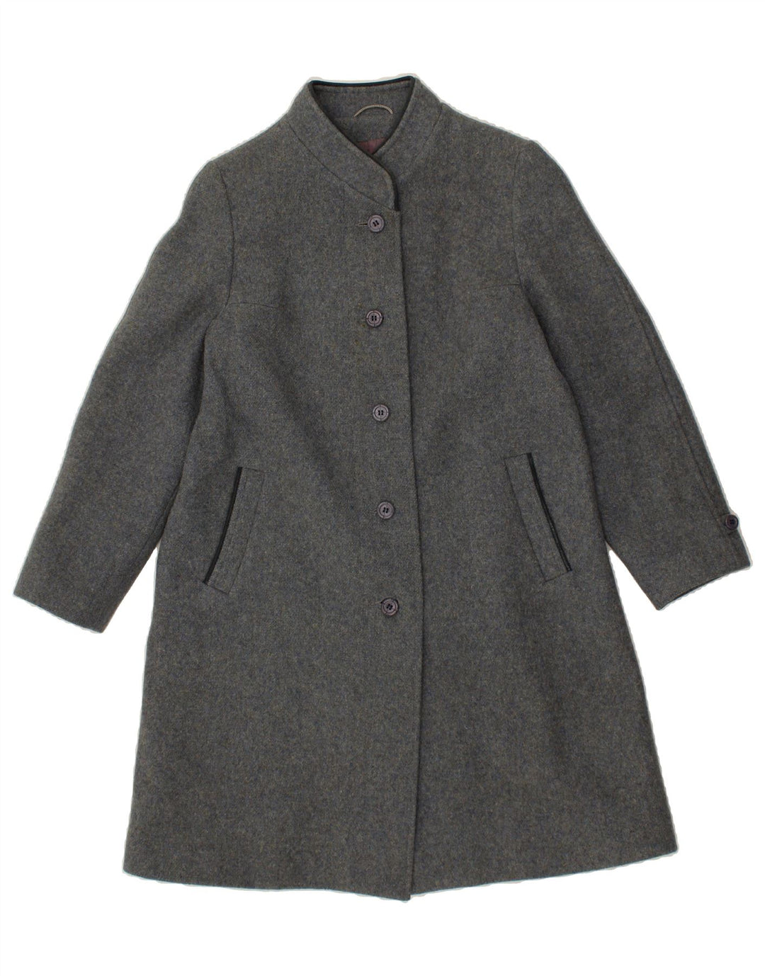 JULIUS Womens Overcoat UK 14 Large  Grey New Wool Vintage Julius and Second-Hand Julius from Messina Hembry 