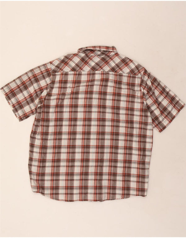 LEE Dungarees til mænd Kortærmet skjorte XL flerfarvet ternet bomuld