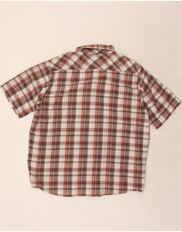 LEE Dungarees til mænd Kortærmet skjorte XL flerfarvet ternet bomuld