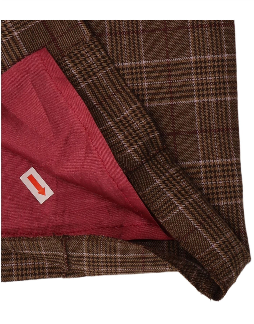 Max & Co. Dame Pencil Skirt IT 38 Small Brown Plaid Classic