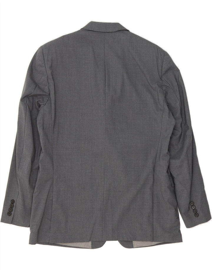 RALPH LAUREN Mens 3 Button Blazer Jacket UK 40 Large Grey Vintage Ralph Lauren and Second-Hand Ralph Lauren from Messina Hembry 