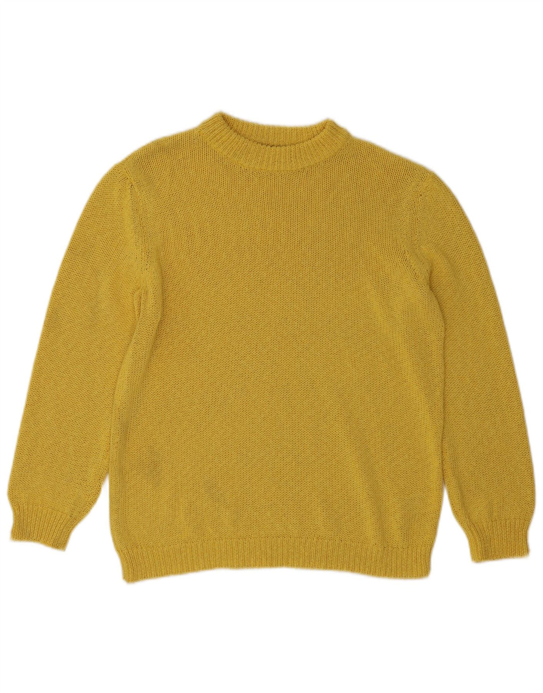 Zara Dame sweater med rund hals DK 14 Medium Gul Polyester