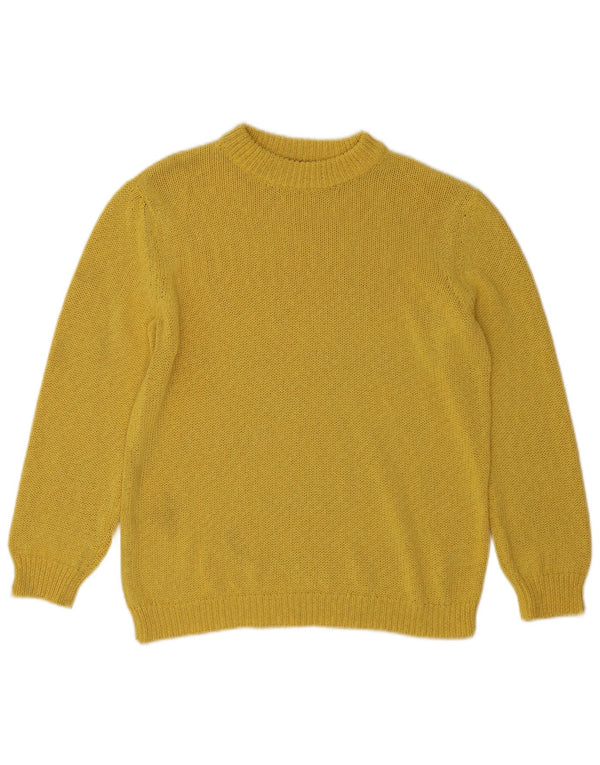 Zara Dame sweater med rund hals DK 14 Medium Gul Polyester