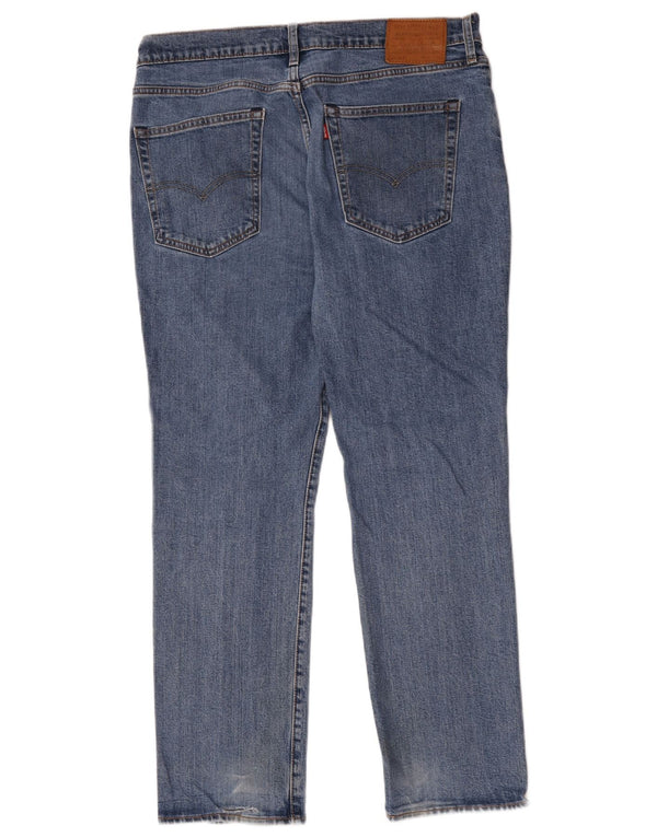 Levi's Herre 514 lige jeans W36 L30 blå bomuld