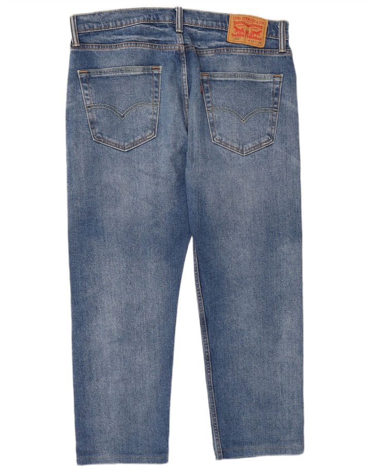 Levi's Herre 502 tilspidsede jeans W33 L28 blå bomuld