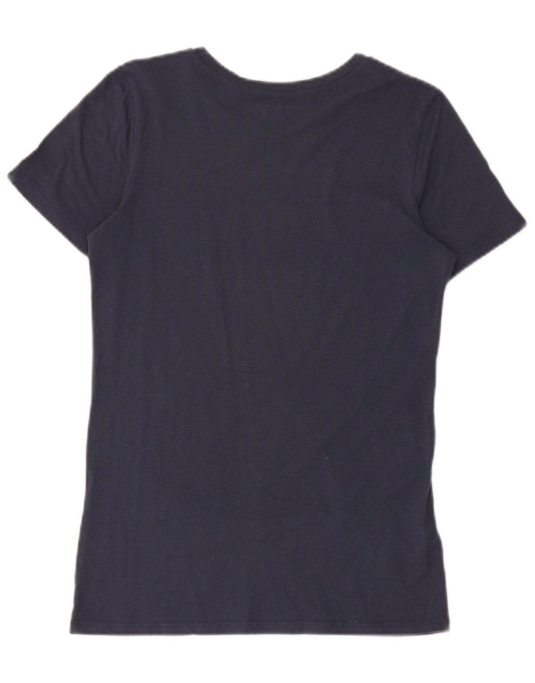 Vans Dame Grafisk T-Shirt Top UK 14 Large Navy Blue