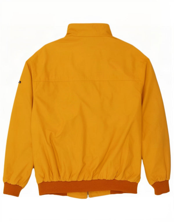 Vintage Herre Loose Fit Windbreaker Jacket UK 42 XL Gul Colourblock