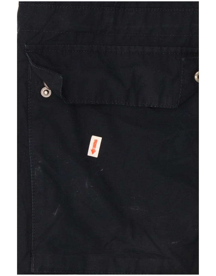 Marks & Spencer Herre Hooded Utility Jacket UK 38 Medium Navy Blue Cotton