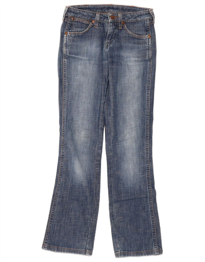 Wrangler Dame Eve Bootcut Jeans W26 L29 Blå Bomuld