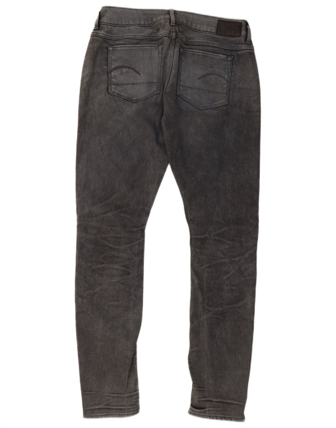 G-STAR Dame 3301 Skinny Jeans med lav talje W29 L32 Grå Bomuld