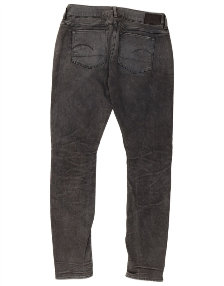 G-STAR Dame 3301 Skinny Jeans med lav talje W29 L32 Grå Bomuld