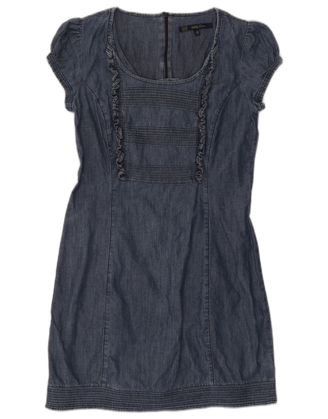 Oasis Womens Sheath Dress UK 12 Medium Navy Blue