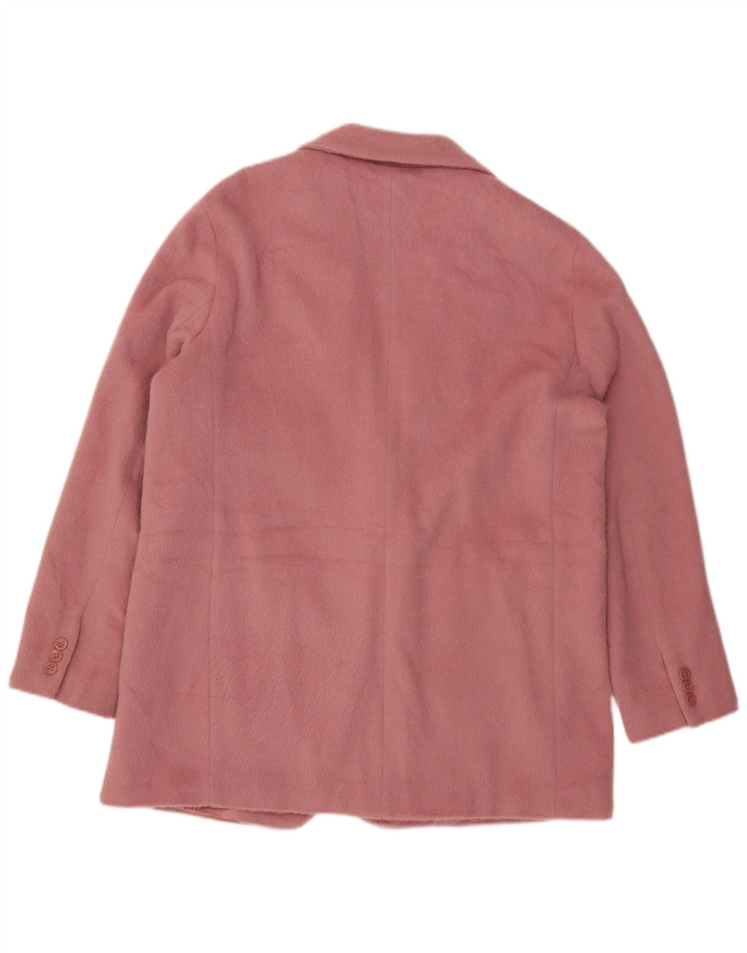 Marella Dame Longline 2 Button Blazer Jacket IT 48 XL Pink Uld