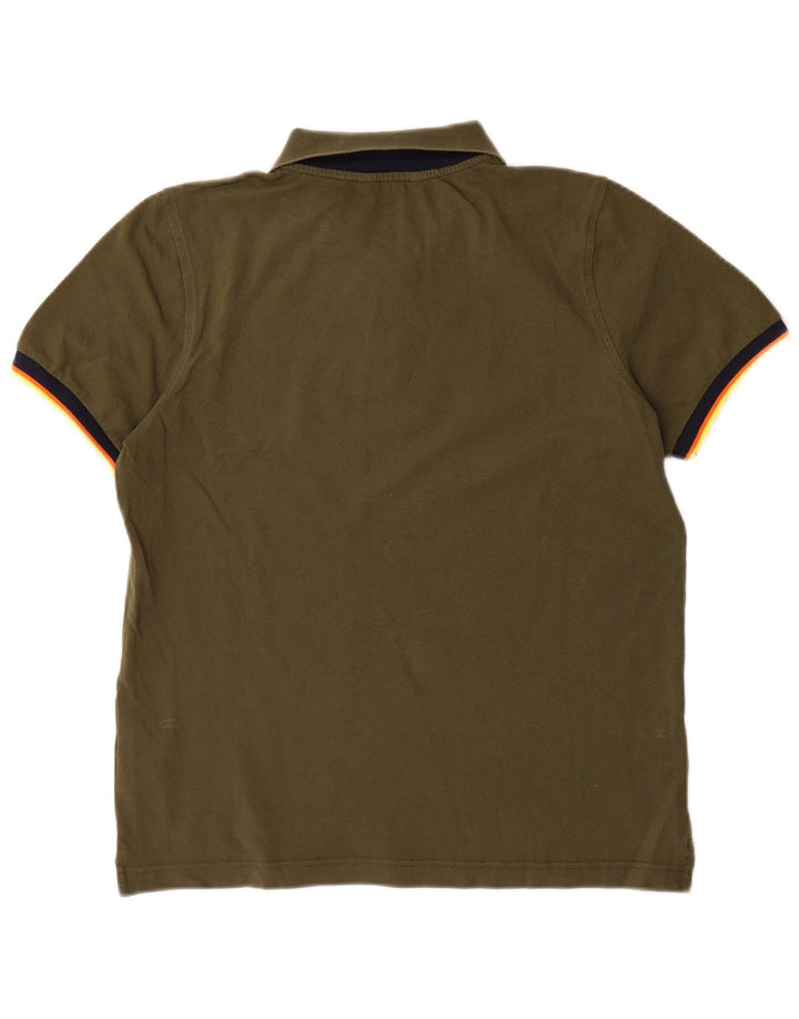 K-Way Herre poloshirt Medium Khaki Bomuld