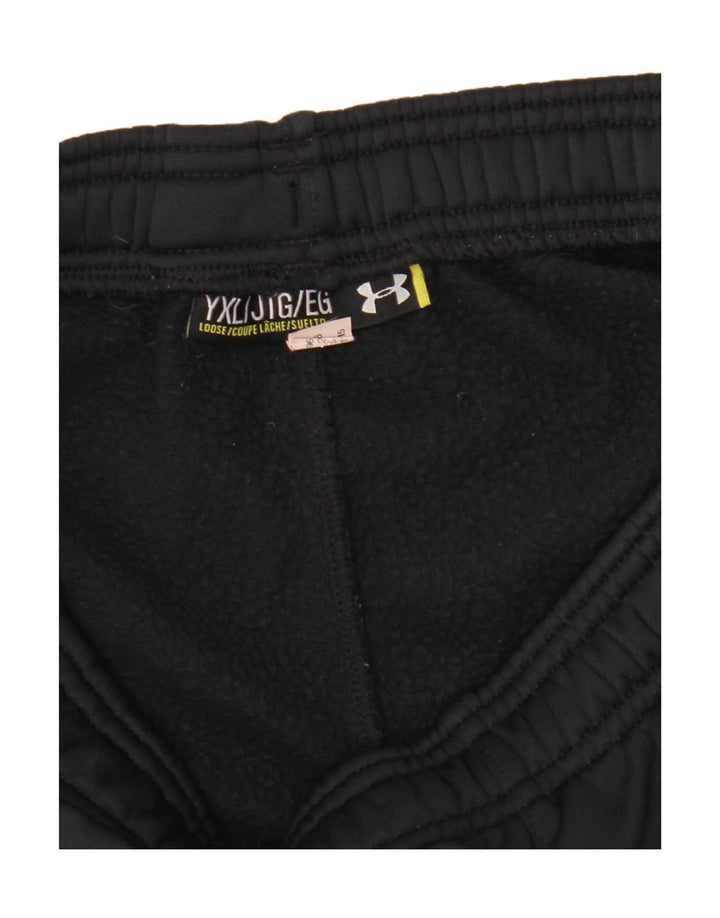 UNDER ARMOUR Boys Tracksuit Trousers 13-14 Years XL Navy Blue