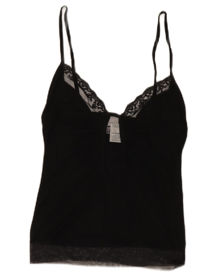 Patrizia Pepe Dame Cami Top IT 44 Medium Sort Viscose