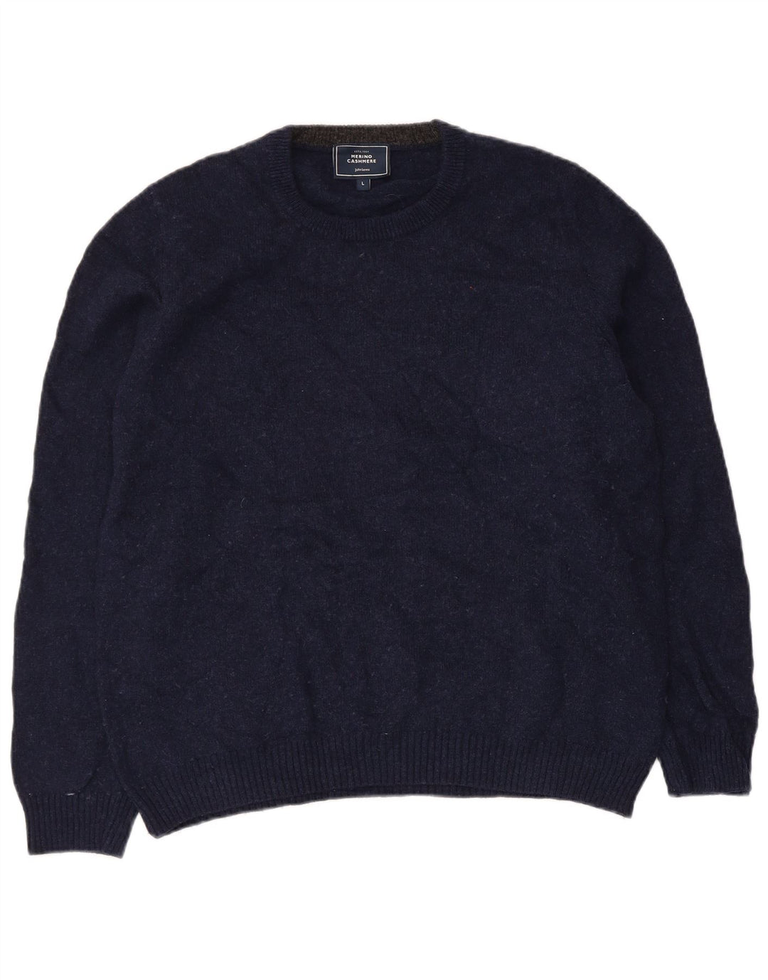 John Lewis Dame sweater med rund hals DK 16 Stor marineblå uld