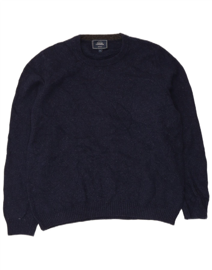 John Lewis Dame sweater med rund hals DK 16 Stor marineblå uld