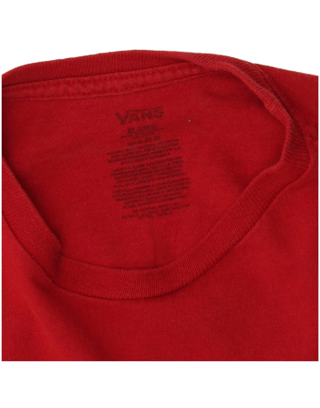Vans Drenge Grafisk T-Shirt Top 14-15 år XL Rød