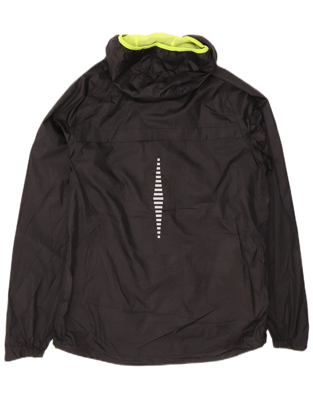 Mountain Warehouse Regnjakke med hætte til mænd UK 38 Medium Sort Polyester