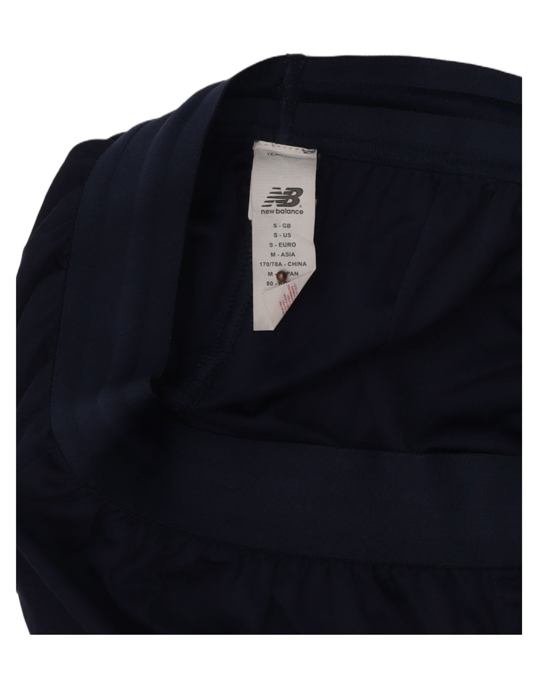 NEW BALANCE Mens Liverpool Sport Shorts Small  Navy Blue Polyester