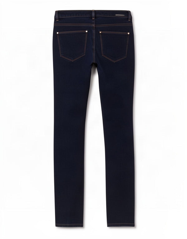 Guess Womens Curve Skinny Jeans W26 L26 Marineblå Modal
