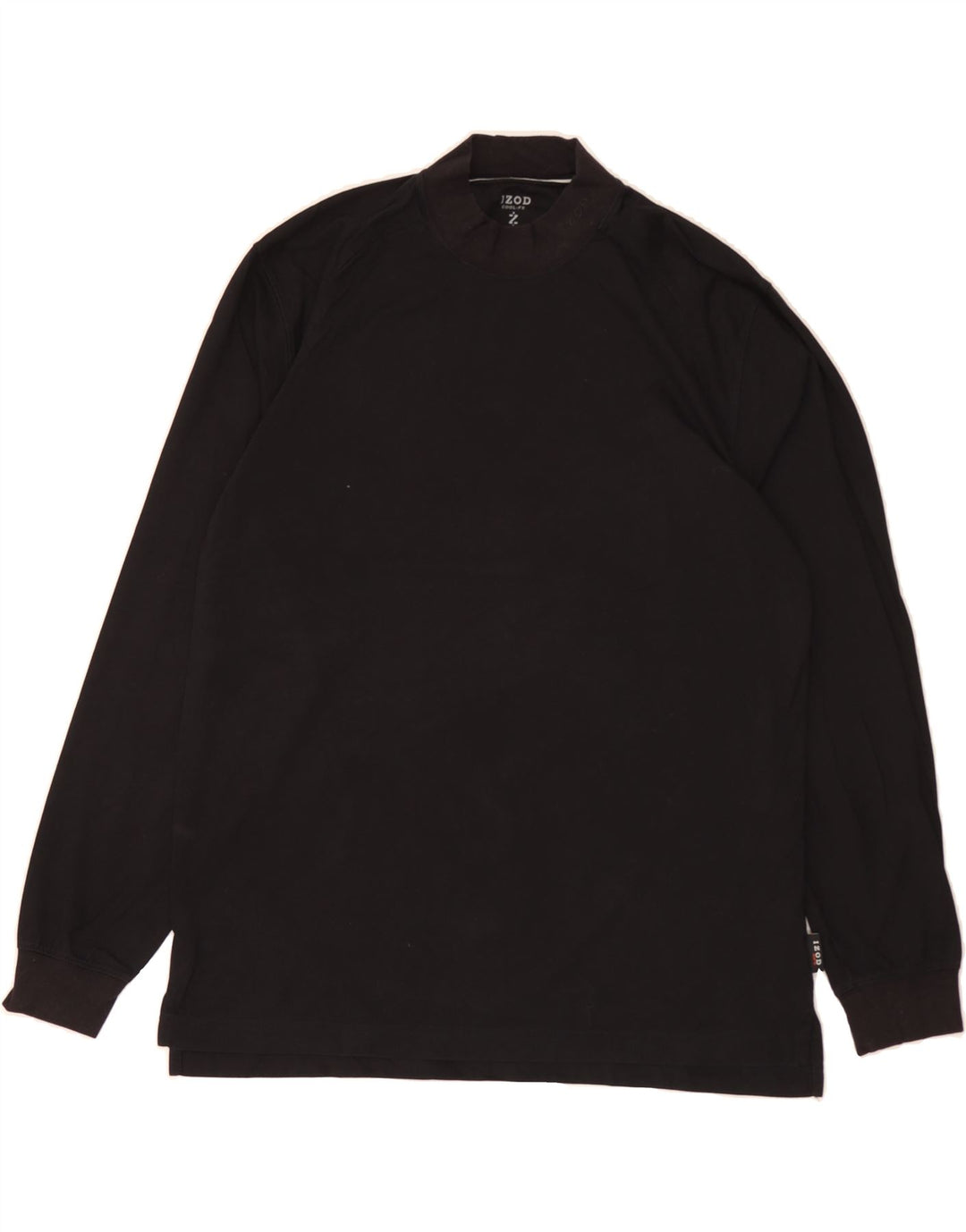 IZOD Mens Top Long Sleeve Medium Black Cotton Vintage Izod and Second-Hand Izod from Messina Hembry 