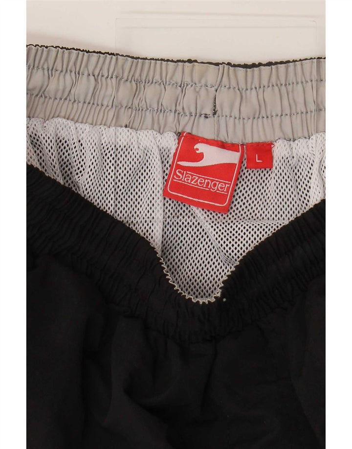Slazenger Badeshorts til mænd Large Black Colourblock