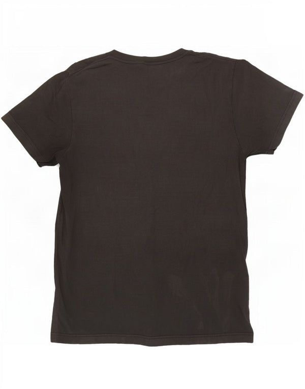 Adidas Herre grafisk T-shirt Top Medium Sort Bomuld