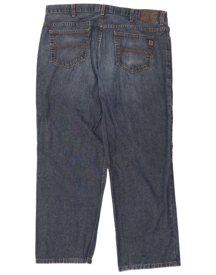 IZOD Herre Classic Fit Straight Jeans W40 L30 Blå Bomuld