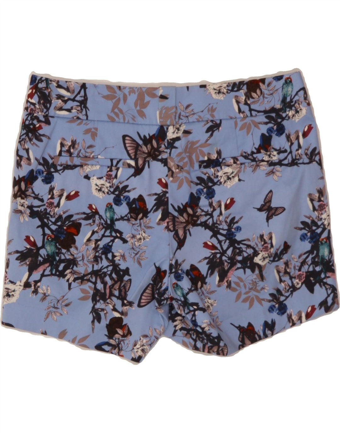 J. CREW Womens Chino Shorts US 6 Medium W32 Blue Floral Cotton Vintage J. Crew and Second-Hand J. Crew from Messina Hembry 