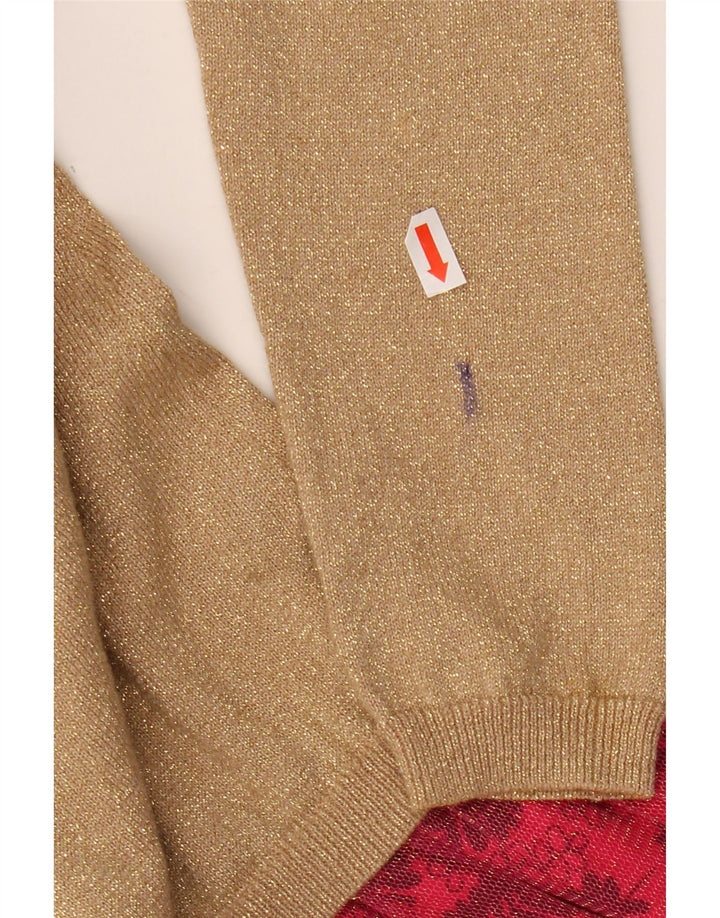 DESIGUAL Piger Grafisk Jumper Kjole 9-10 År Beige Blomster Bomuld