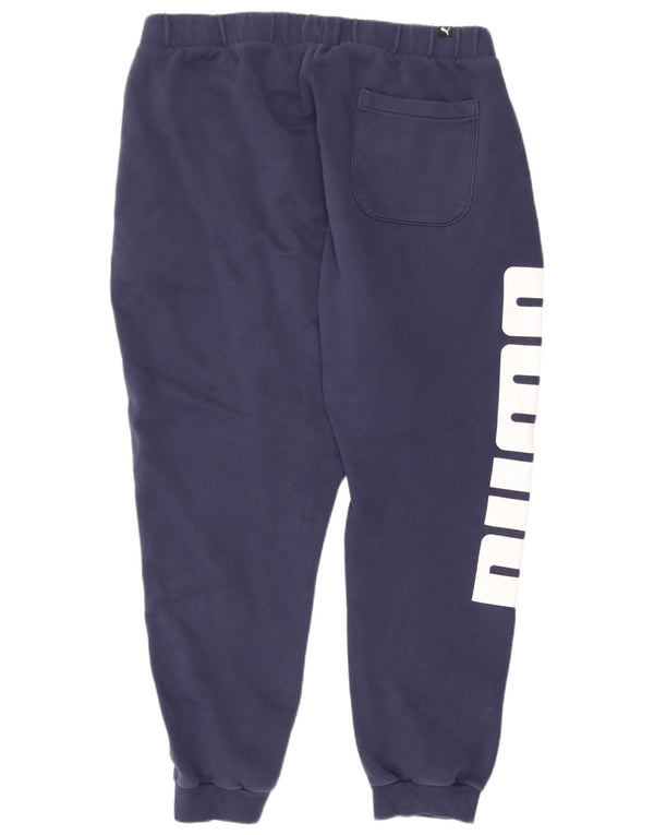Puma Herre grafisk træningsdragt Bukser Joggers XL Navy Blue