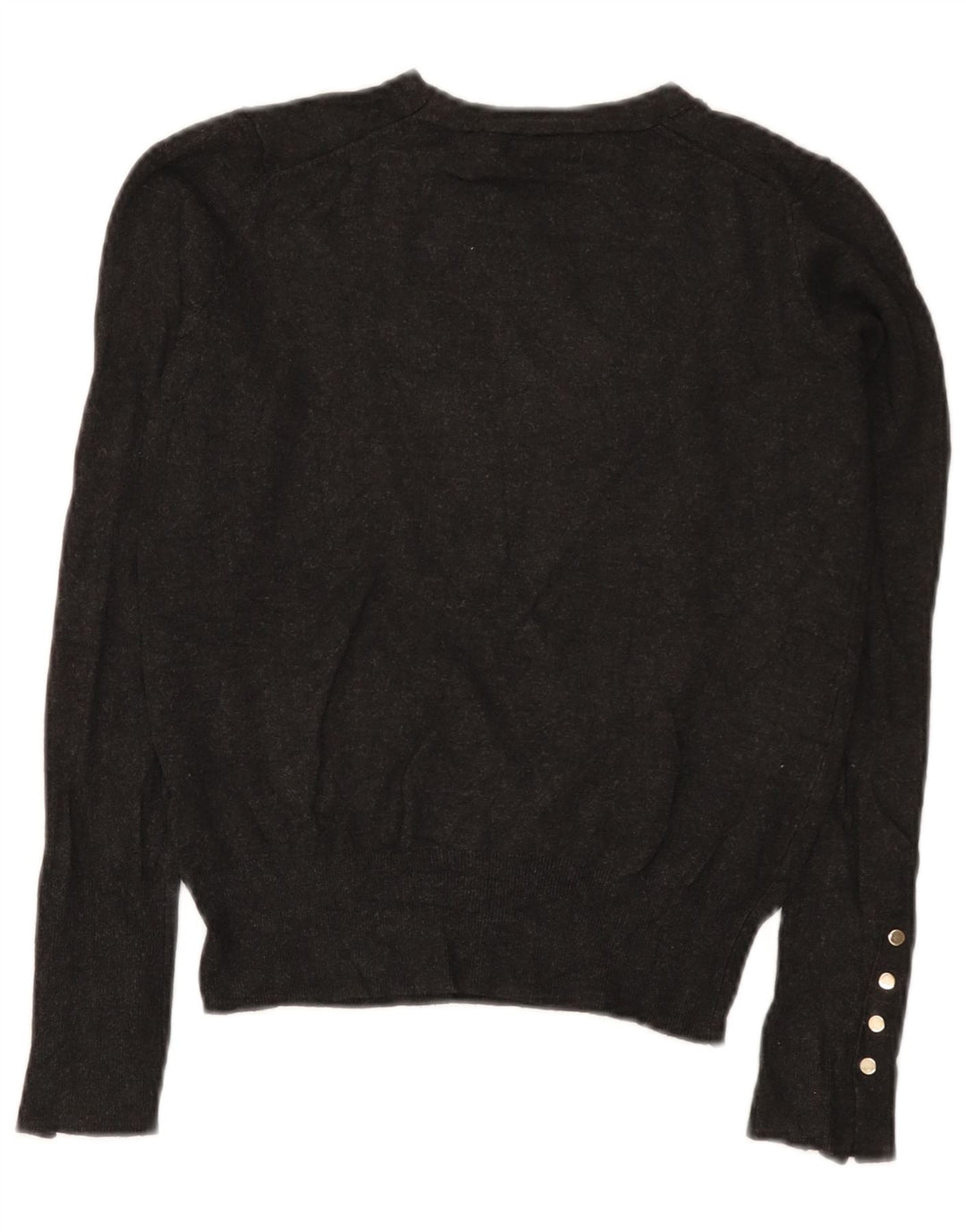 Zara Dame Boat Neck Jumper Sweater UK 10 Small Grey
