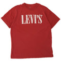 Levi's Herre Relaxed Fit Grafisk T-shirt Top Medium Bourgogne bomuld
